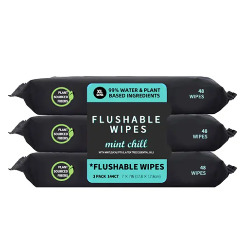 flushable wipes